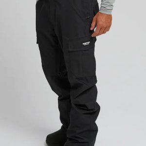 Burton Poacher Snowboarding Ski Snow Pants Black Waterproof SigFit Mens Size S